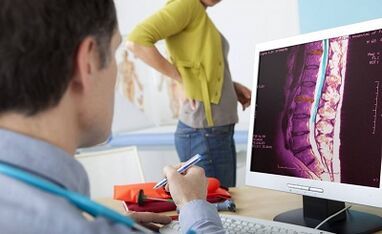 Diagnostic methods for lumbar osteochondosis